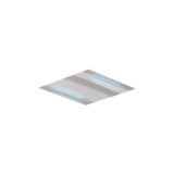  Bát sen sắc ký trị liệu hình vuông âm trần 430x430 mm 01 chức năng phong cách spa Radomonte Wellness stainless steel - PIA20 
