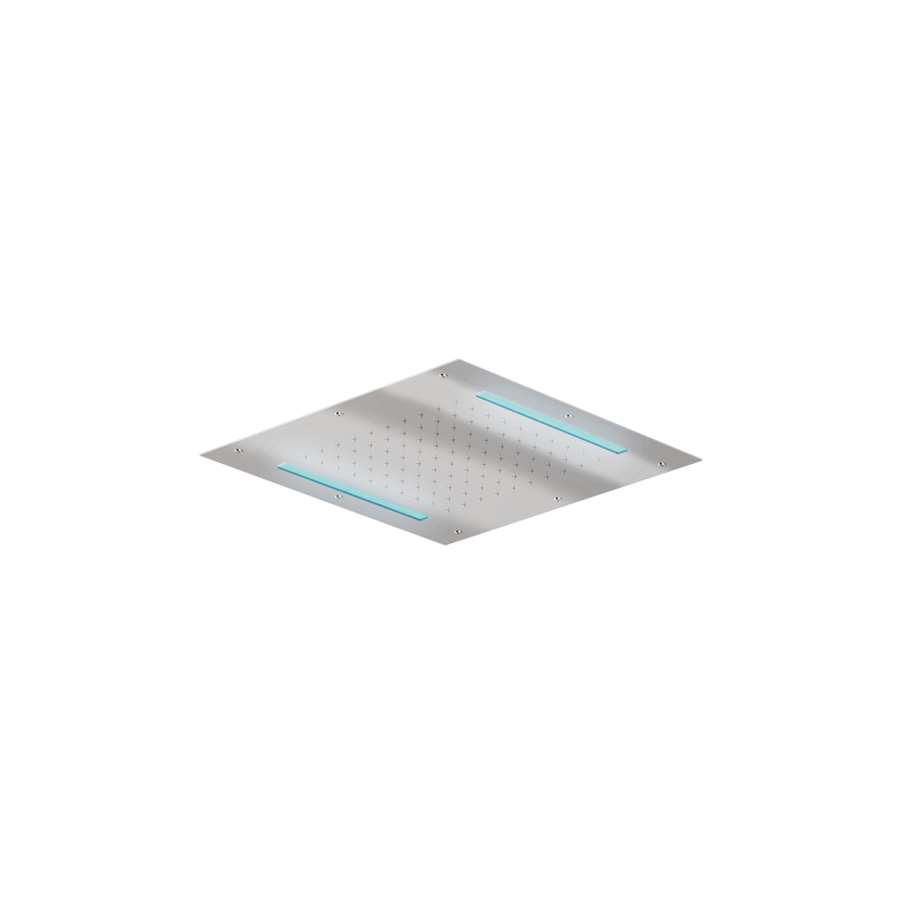  Bát sen sắc ký trị liệu hình vuông âm trần 430x430 mm 01 chức năng phong cách spa Radomonte Wellness stainless steel - PIA20 