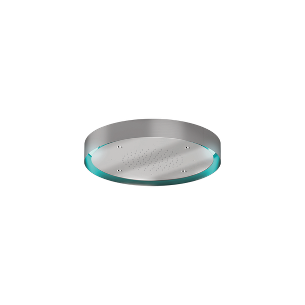  Bát sen sắc ký trị liệu hình tròn âm trần Ø570 mm 02 chức năng phong cách spa Radomonte Wellness stainless steel - PIA30 