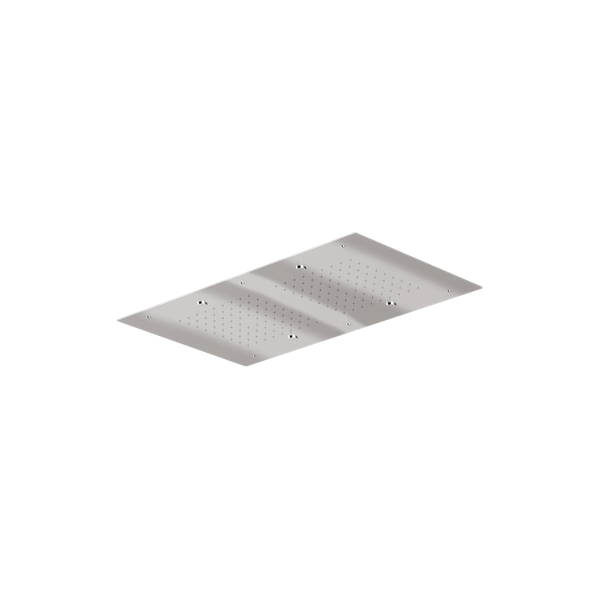  Bát sen âm trần chữ nhật 700x400 mm 02 chức năng phong cách spa Radomonte Wellness stainless steel - PIA6 