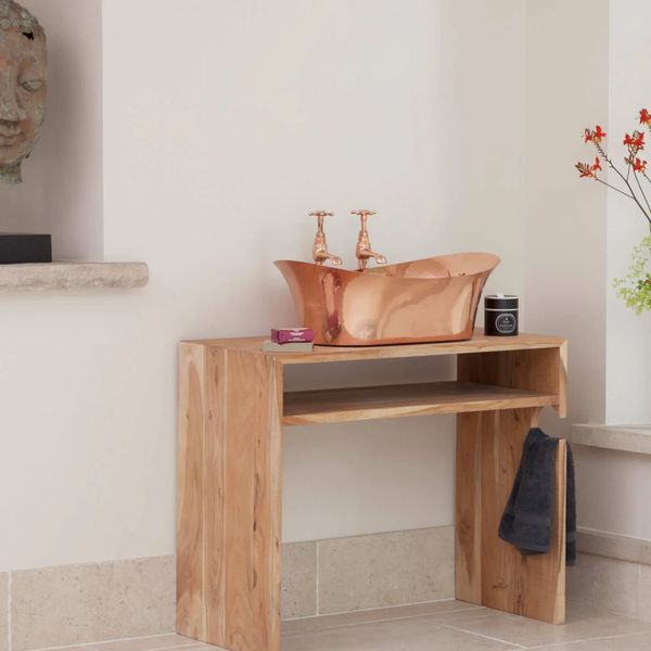  Chậu lavabo đặt trên bàn bằng đồng - Probabil 