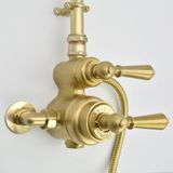  Van điều chỉnh nhiệt độ 2 đầu ra cho sen ngoài trời bằng đồng thau - Probrass 