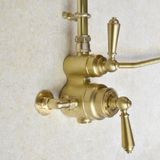  Van điều chỉnh nhiệt độ 2 đầu ra cho sen ngoài trời bằng đồng thau - Probrass 
