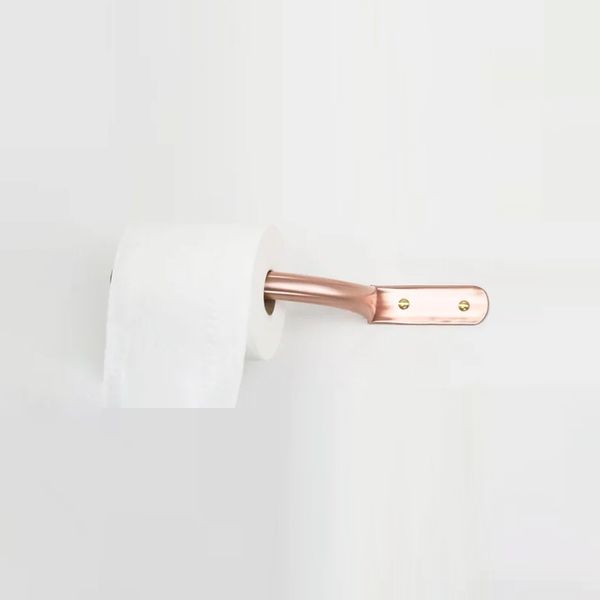  Móc treo giấy vệ sinh không nắp chụp bằng đồng - Proholder Curved 