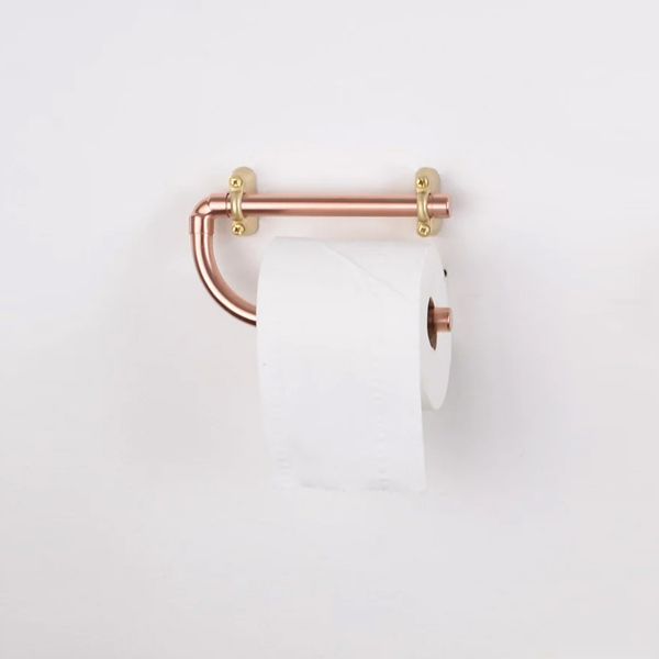  Móc treo giấy vệ sinh không nắp chụp bằng đồng - Proholder Rounded 
