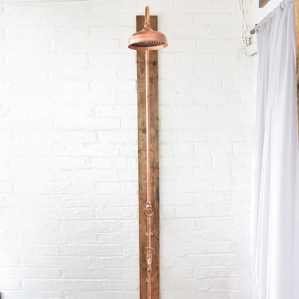  Sen cây gắn tường ngoài trời chỉ có nước lạnh bằng đồng (copper) - Proqua 