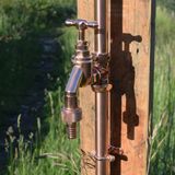  Sen cây gắn tường ngoài trời chỉ có nước lạnh bằng đồng (copper) - Proqua 