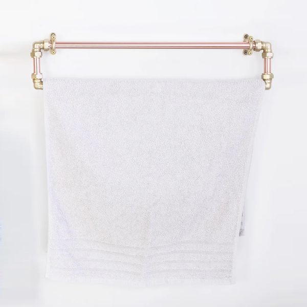  Thanh đôi treo khăn tắm 50cm bằng đồng - Prorail Dus 