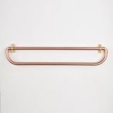  Thanh đôi treo khăn tắm 50cm bằng đồng - Prorail Rounded 