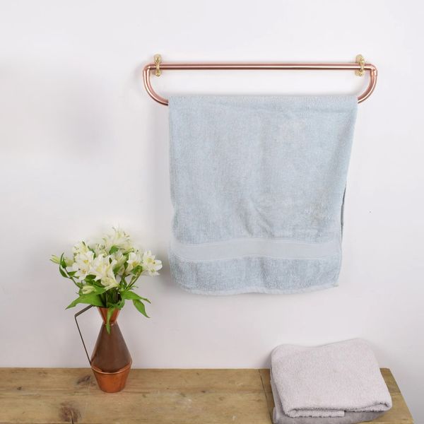  Thanh đôi treo khăn tắm 50cm bằng đồng - Prorail Rounded 