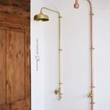  Sen cây gắn tường ngoài trời chỉ có nước lạnh bằng đồng thau (brass) - Prosan 