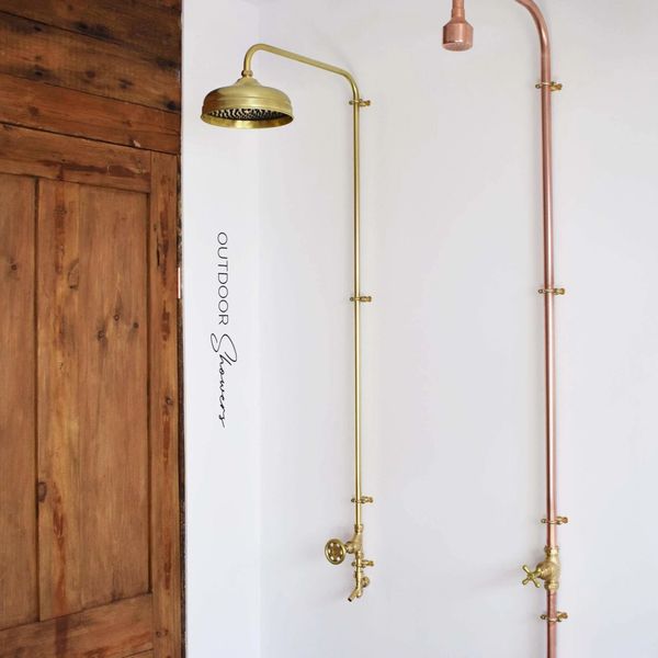  Sen cây gắn tường ngoài trời chỉ có nước lạnh bằng đồng thau (brass) - Prosan 