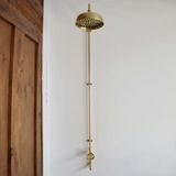  Sen cây gắn tường ngoài trời chỉ có nước lạnh bằng đồng thau (brass) - Prosan 