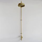  Sen cây gắn tường ngoài trời chỉ có nước lạnh bằng đồng thau (brass) - Prosan 