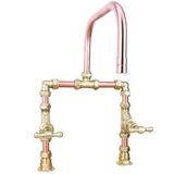  Vòi chậu lavabo 2 lỗ bằng đồng - Protapcon 