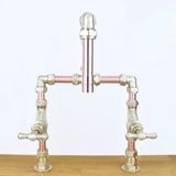  Vòi chậu lavabo 2 lỗ bằng đồng - Protapeko 