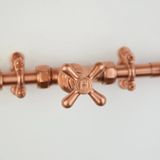  Vòi chậu lavabo gắn tường bằng đồng - Protapfar 
