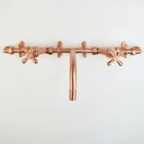  Vòi chậu lavabo gắn tường bằng đồng - Protapfar 