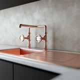  Vòi chậu lavabo 2 lỗ bằng đồng - Protapgus 