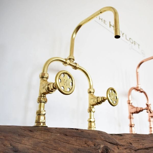  Vòi chậu lavabo 2 lỗ bằng đồng - Protapine 