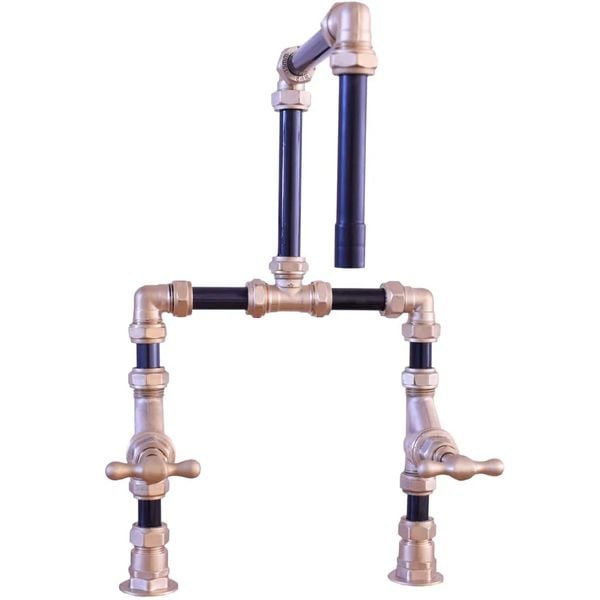  Vòi chậu lavabo 2 lỗ bằng đồng - Protapmek 