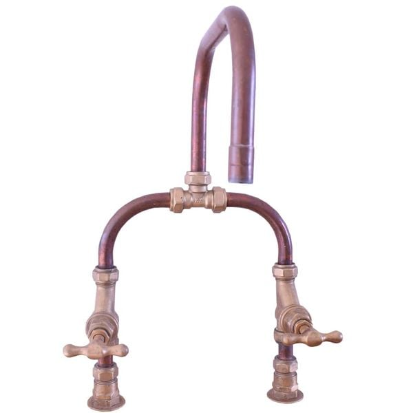  Vòi chậu lavabo 2 lỗ bằng đồng - Protapseiwea 