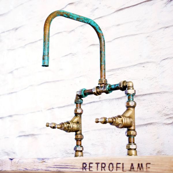  Vòi chậu lavabo 2 lỗ bằng đồng - Protapver 