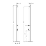  Sen cây ngoài trời chỉ nước lạnh ss316 marine grade stainless steel - Raau Cold Floor 