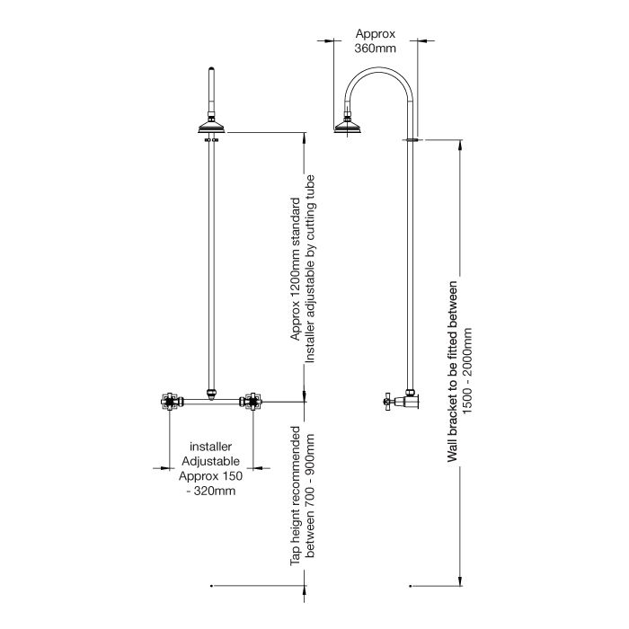  Sen cây ngoài trời gắn tường ss316 marine grade stainless steel - Rabri 