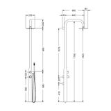  Sen cây ngoài trời gắn tường ss316 marine grade stainless steel - Racol 
