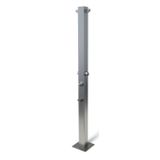 Sen cây ngoài trời 2 tay sen tự tắt nước ss316 marine grade stainless steel - Radouble 