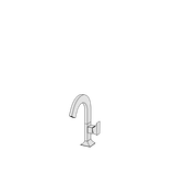  Vòi chậu lavabo cao 300mm bằng đồng Rajia - RAJ1 