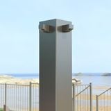  Sen cây ngoài trời 4 tay sen tự tắt nước ss316 marine grade stainless steel - Raquad 