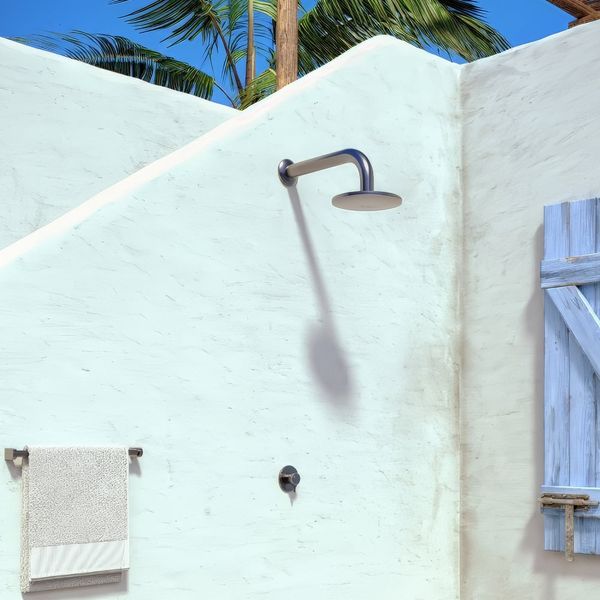  Sen vòi ngoài trời gắn tường ss316 marine grade stainless steel - Raren 