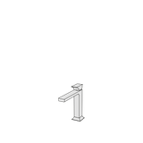  Vòi chậu lavabo cao 200mm bằng đồng Rajia - RJP2 