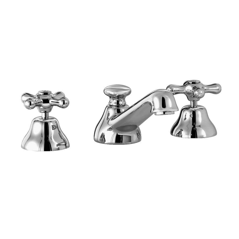  Vòi chậu lavabo 3 lỗ cổ điển bằng đồng Roma - 3224PTC 