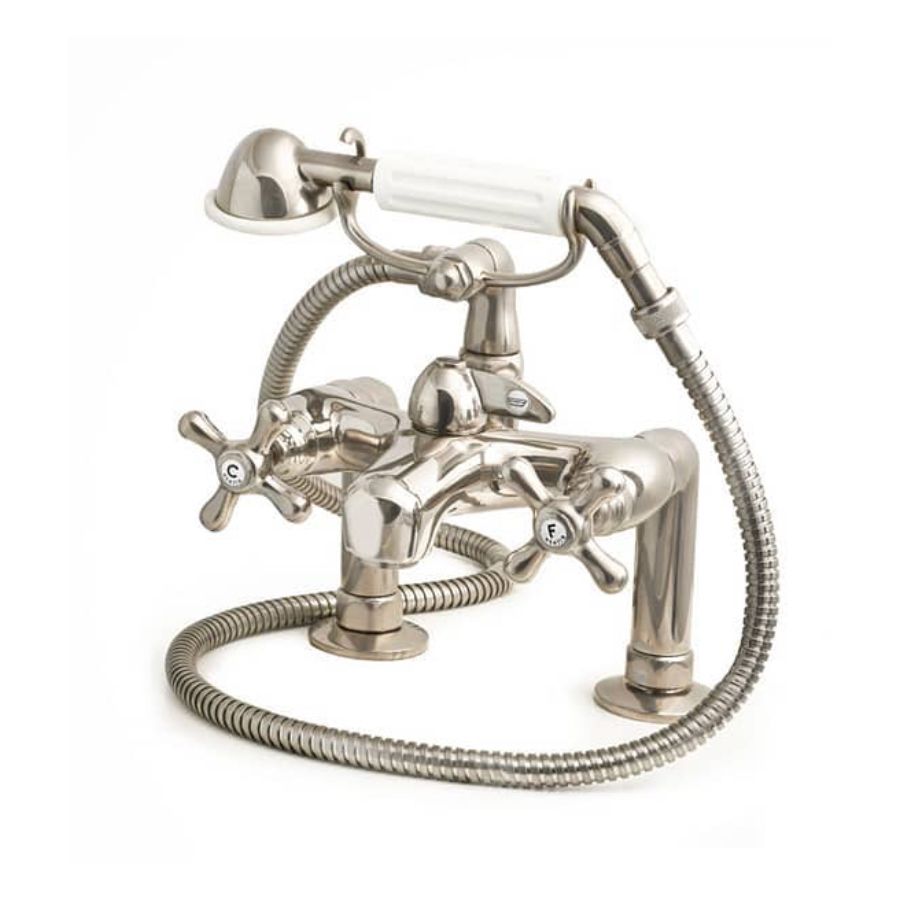  Vòi bồn tắm có sen cầm tay gắn thành cổ điển bằng đồng Roma - 3267RG306 