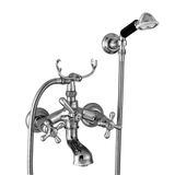  Vòi bồn tắm gắn tường có sen cầm tay cổ điển bằng đồng Roma - 3274-305-6 