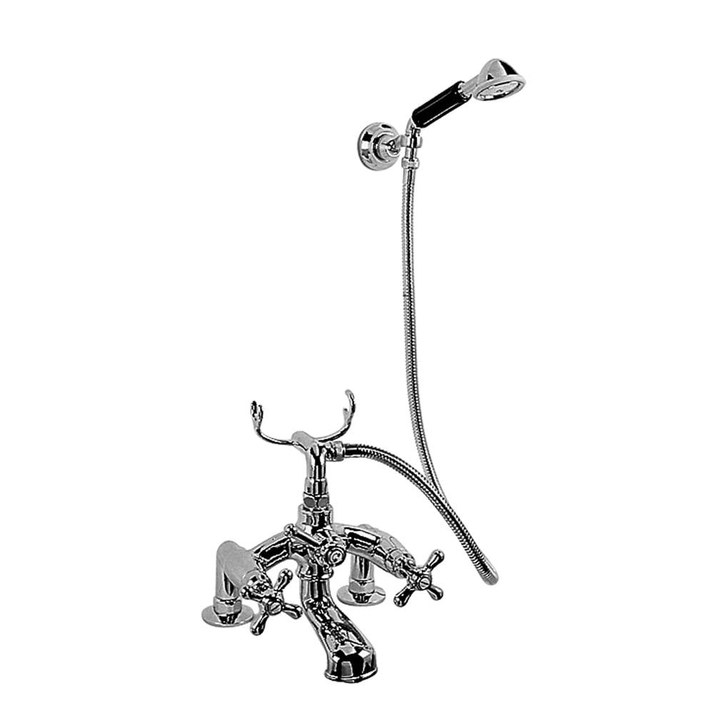  Vòi bồn tắm gắn thành có sen cầm tay gắn tường cổ điển bằng đồng Roma - 3274RG305-6 