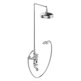  Sen cây điều chỉnh nhiệt độ bát sen Ø220mm với sen cầm tay và vòi nước cổ điển bằng đồng Roma - IS3274-33-220 