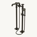  Vòi bồn tắm gắn sàn có sen cầm tay bằng đồng RWXT60 