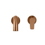  Vòi chậu lavabo dài 200mm gắn tường bằng đồng MBronze - S05200-W03PDFIN-BZ 