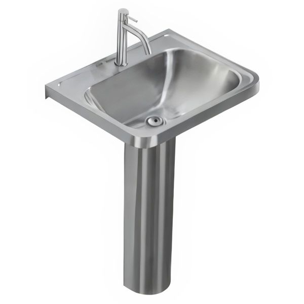  Chậu lavabo chân dài SS304 - S1202 