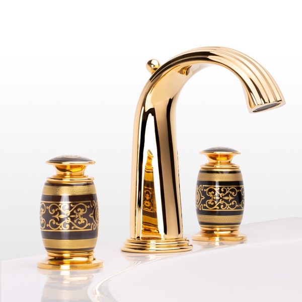  Vòi chậu rửa mặt cổ điển bằng đồng Jardins de Fontainebleau - 1301 