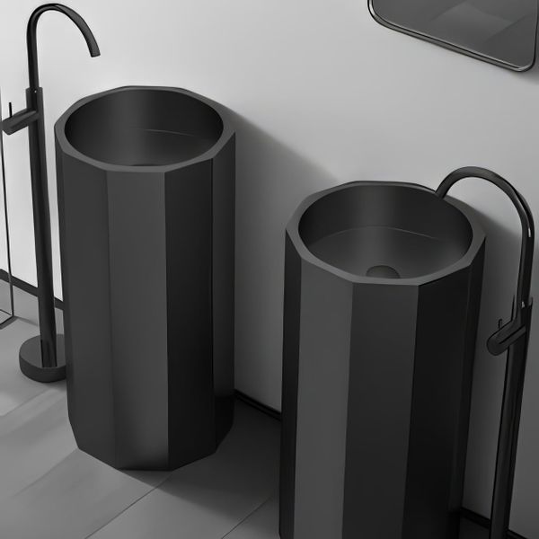  Chậu lavabo chân dài SS304 - S1709 