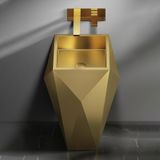  Chậu lavabo chân dài SS304 - S1725G 