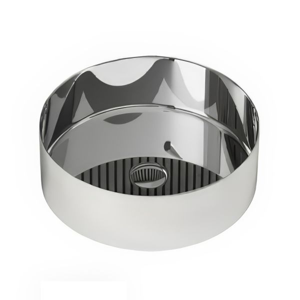  Chậu lavabo dương bàn SS304 - S1802-Silver 