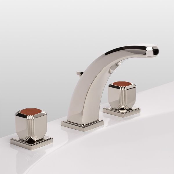  Vòi chậu rửa mặt cổ điển bằng đồng Coco Top Pierre Red Jasper - 1301 