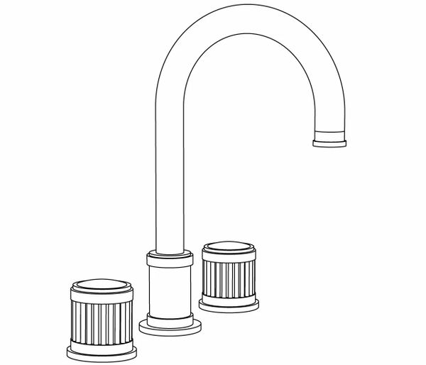  Vòi chậu rửa mặt cổ điển bằng đồng Trianon - 1302 