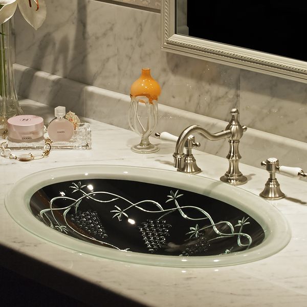  Chậu Lavabo Pha Lê Dương Vành Majestic Vinea 